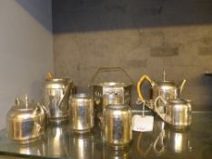 An Art Deco style tea service