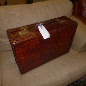 A Gentleman's Cuban crocodile skin trave
