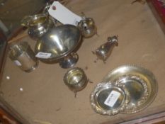 A collection of silver including Russian