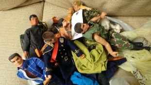 An Andy Purse and Tokens vintage collection, Action men and clothing and accessories