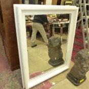 A wall mirror the rectangular plate in w