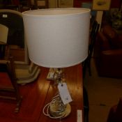 A pair of Laura Ashley spherical column