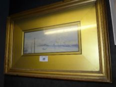 A C19th watercolour of Venice Gran Canal