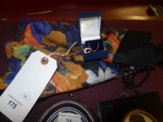 A Christian Dior scarf and Christian Dio