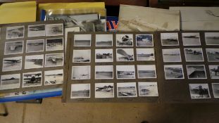 A folder of original aircraft photograph