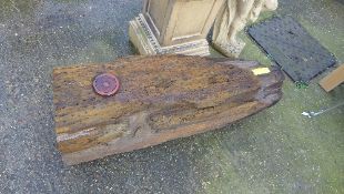 A large piece of driftwood (purportedly from Brighton pier)