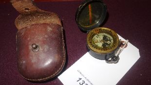 A J. Stewart compass cased