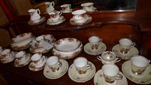 A Royal Albert old Country Rose tea set
