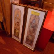 A set of four framed and glazed prints 'Rustic Persuits' (one glass damaged)