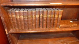 A collection of hard back novels