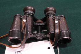 A pair of 1930's Carl Zeiss Jena Turactem binoculars