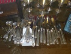 A Finnish hallmarked silver collection of flatware