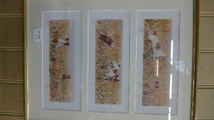A pair of K.F. Baker prints terriers and similar print Jack Russell and fox