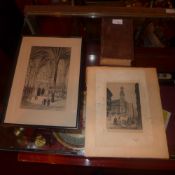 An early C19th bible belonging to the Sawyer family with inscribed family history together with