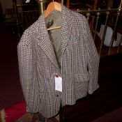 A gents Harris tweed hounds tooth jacket