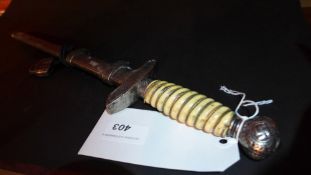 A replica SS dagger and sheath