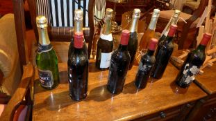 A collection of vintage wine, Champagne and similar