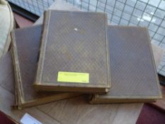 Three volumes 'The Histories, Comedies and Tragedies by Shakespeare