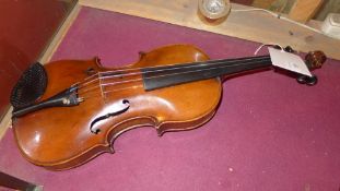 An old violin circa 1890 possibly German
