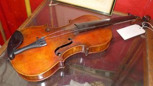 A late C19th violin