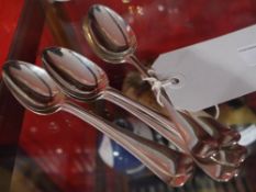 A set of six Charles II hallmarked sterling silver spoons assayed in London in 1663/4 some hallmarks