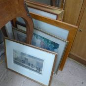 A collection of various print and a wall