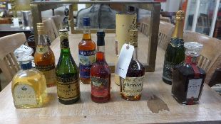 A collection of whisky and brandy