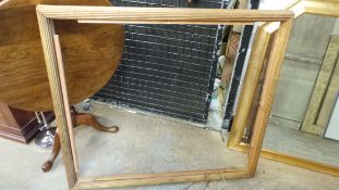 A carved giltwood frame