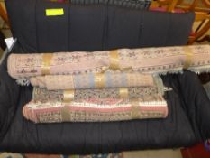 A collection of seven Bokhara type rugs