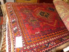 A fine South-West Persian Lori rug 210 c