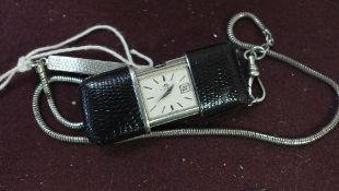 An Art Deco Swiss Movado gentleman's fob