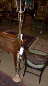 A Venetian style standard lamp