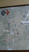 Two Early Stitched Maps, North Wales and Ireland