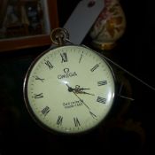 A Brass Bulls Eye Clock