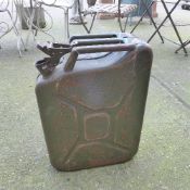 A large vintage jerry can