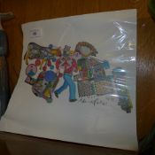 An Eduardo Paolozzi signed lithograph si