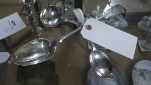 A Victorian hallmarked silver serving sp