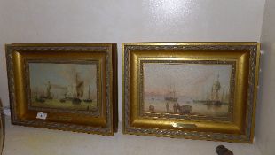 A pair of oleographs after Henry Redmore