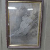 A pair of Charles Salton prints framed a