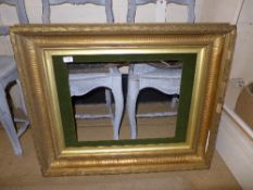 A C19th gesso picture frame