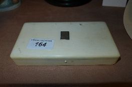 An ivory box marked Lund, Cornhill under