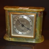 A W A Perry and Co of Birmingham Elliott onyx mantle clock