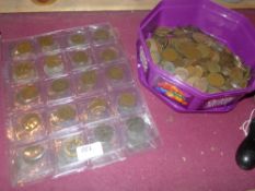 A collection of mainly British coins