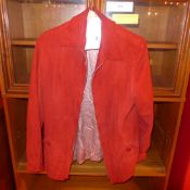 A vintage Dent's suede jacket