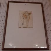 A Jurgen Gorg artist's proof etching and aquatint 1/15 signed