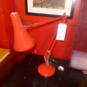 A vintage anglepoise desk lamp