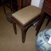 A late C19th Chippendale style stool