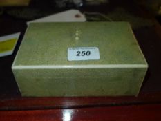 A shagreen jewellery box