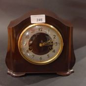 A C1930`s Bakelite mantel clock by Smith