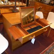 A G plan oak dressing chest with fully f